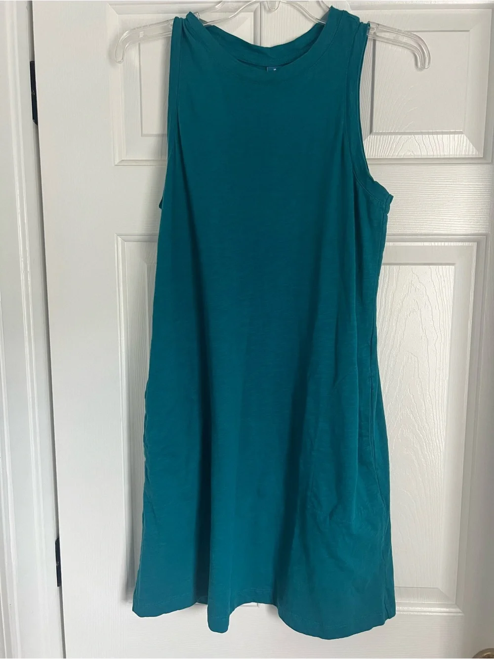Old Navy Teal Sleeveless Pocket Swing Dress | Medium | Never Worn - Picture 1 of 1